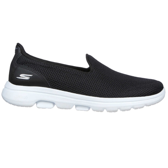 Skechers Shoes - Skechers Go Walk Black Slip On Running Shoes Sneakers Womens Size 8 Comfort